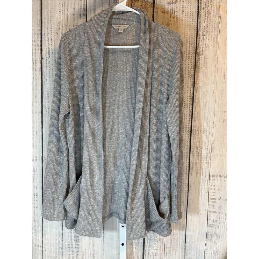 Calvin Klein Jeans Women’s CL Gray Cardigan Light Weight